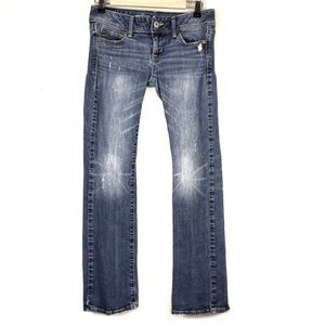 American Eagle Stretch Slim Boot Medium Wash Jeans
